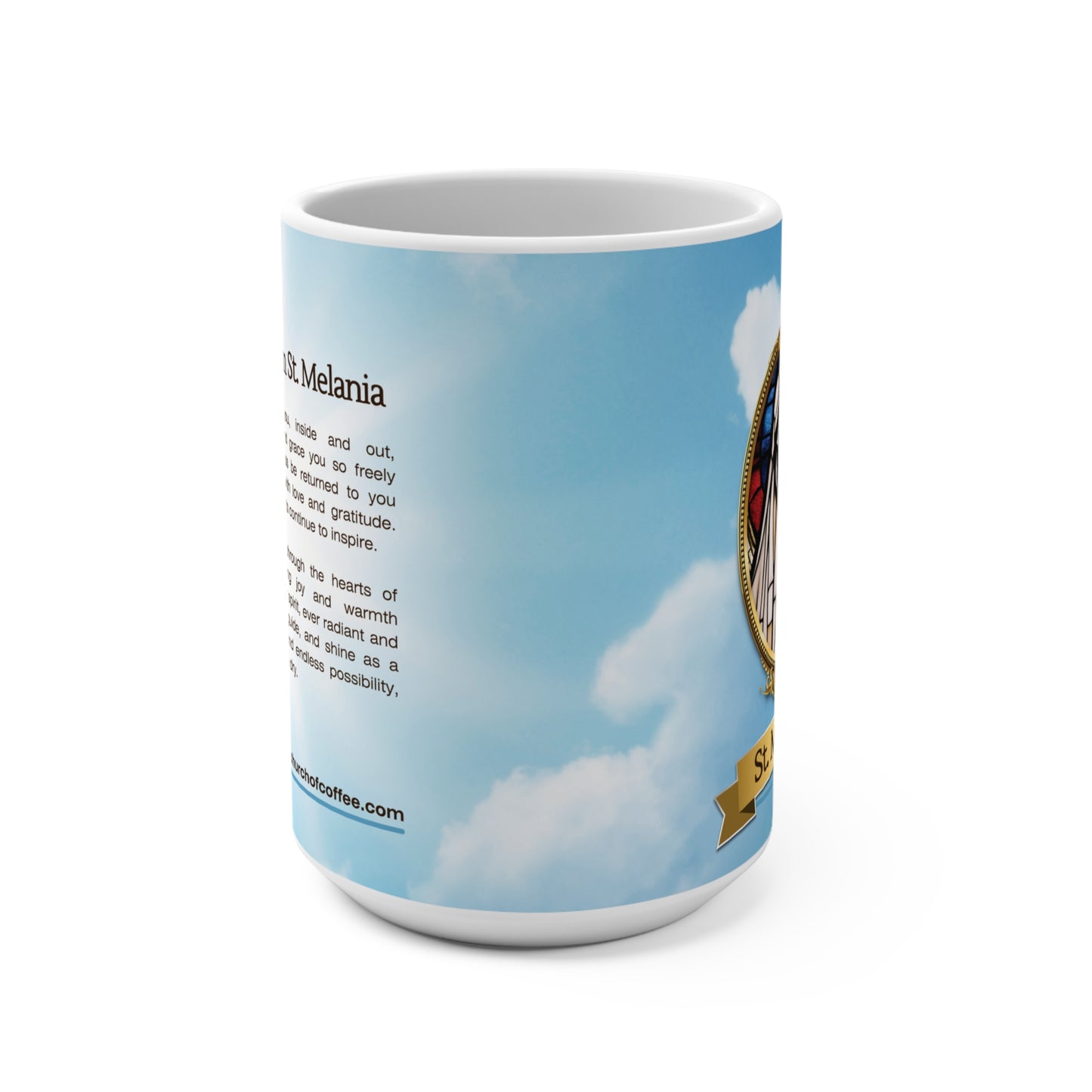 Personalized Saint Mug, 15 oz. Ceramaic Coffee Mug