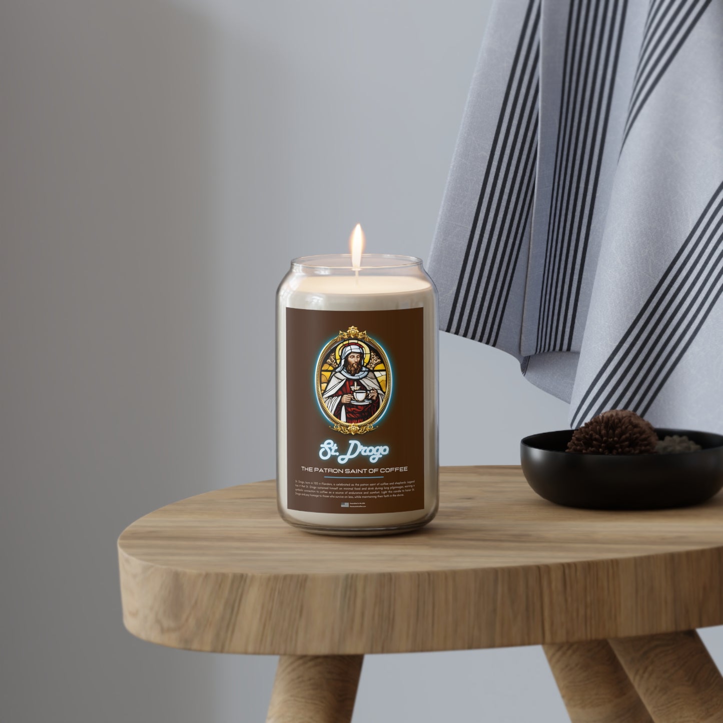 St. Drogo Scented Candle, 13.75oz