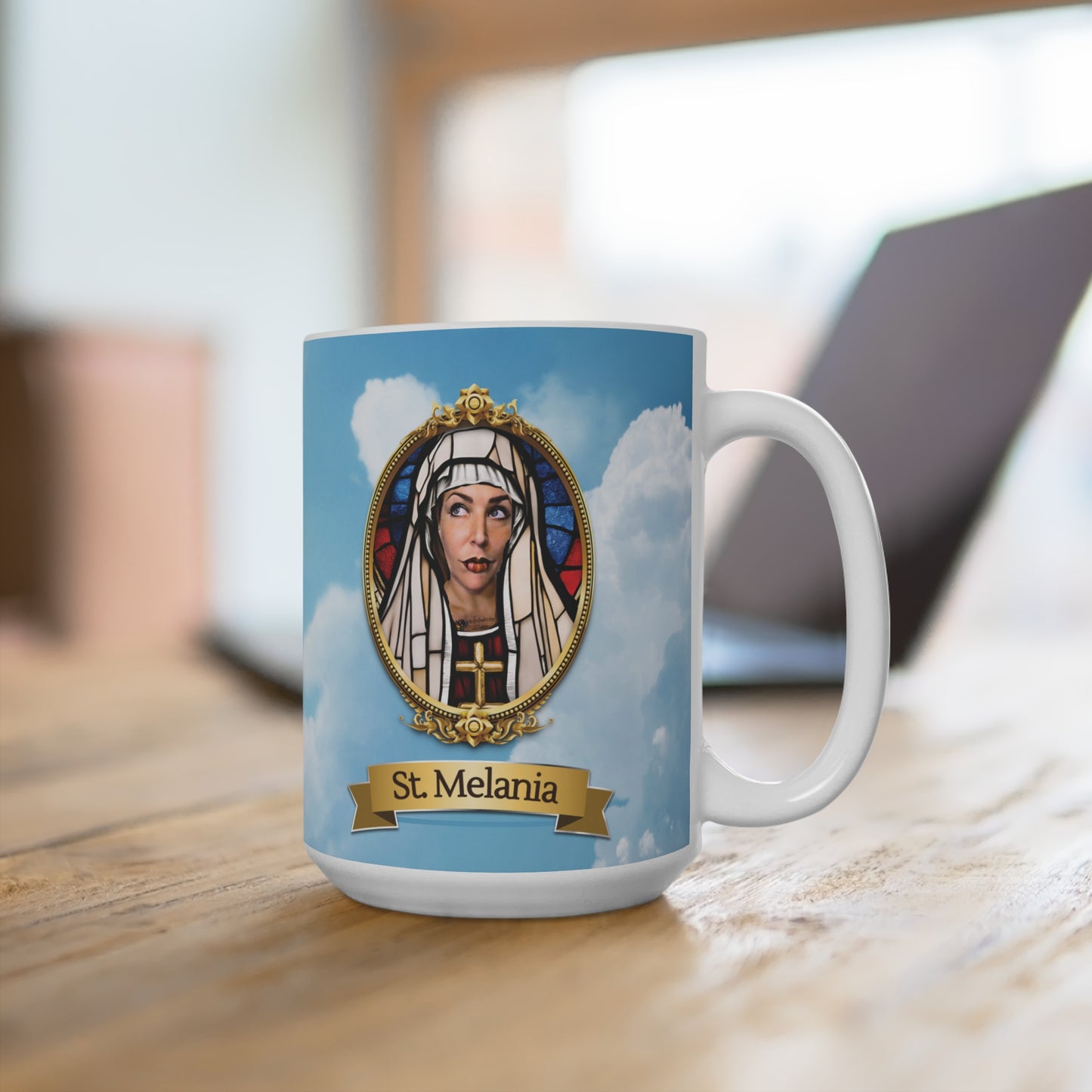 Personalized Saint Mug, 15 oz. Ceramaic Coffee Mug